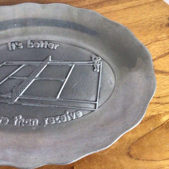 Vintage Pewtarex Pewter Serving Platter Tray - Picture 6 of 8